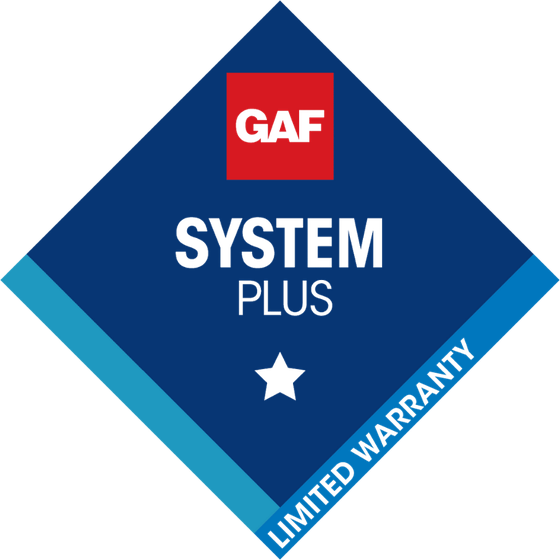 GAF GAF System Plus badge