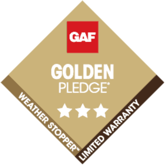 GAF GAF Gold Pledge badge
